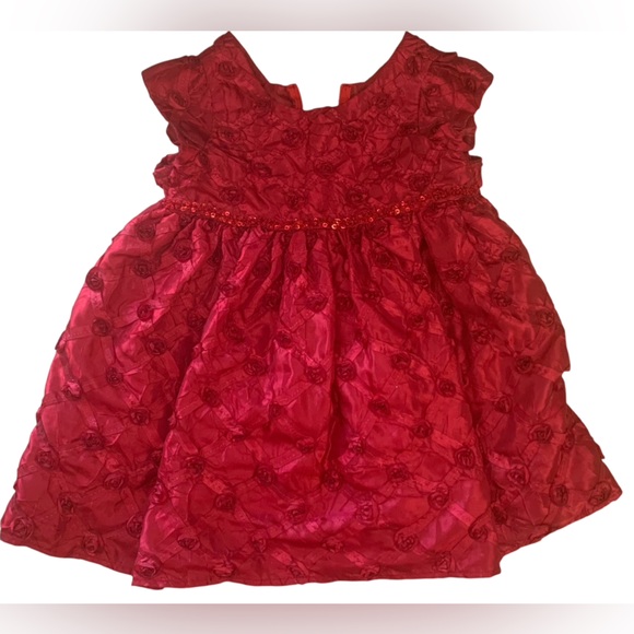 C’est Chouette 3T red dress - Picture 1 of 3